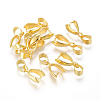 Brass Ice Pick Pinch Bails X-KK-F718-11G-2