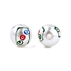 Mahjong Theme ABS Plastic Imitation Pearl Enamel Beads KY-G020-04D-1