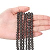 3 Strand 3 Sizes Natural Lava Rock Beads Strands G-FS0001-03-5