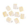 Frosted Glass Beads with Golden Glitter Powder DGLA-NH001-6mm-01A-1
