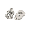 304 Stainless Steel Pendants STAS-L080-002P-03-2