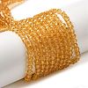 Transparent Glass Beads Strands EGLA-A035-T3mm-D04-1