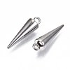 Tarnish Resistant 201 Stainless Steel Pendants STAS-S117-002C-01-3