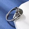 Natural Gemstone Finger Rings RJEW-A084-05AS-4
