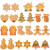 66pcs 11 styles Christmas Theme Resin Decoden Cabochons RESI-SC0005-59-1