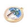 Alloy Enamel Pendants FIND-M060-10G-2