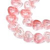 Cherry Quartz Glass Beads Strands G-N342-95-3