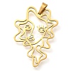 304 Stainless Steel Pendants STAS-Z119-11G-1