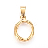 304 Stainless Steel Pendants X-STAS-F235-01G-O-1
