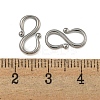 Non-Tarnish 304 Stainless Steel S-Hook Clasps STAS-U007-20B-P-3