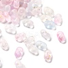 Gradient Color Transparent Frosted Acrylic Beads X1-OACR-M023-06I-1