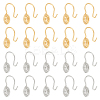 32Pcs 2 Colors 304 Stainless Steel Vortex Cuff Earrings FIND-UN0001-26-1