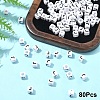Acrylic Horizontal Hole Letter Beads OACR-YW0002-08J-1