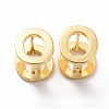 Initial Hoop Earrings for Women EJEW-P194-01G-O-1