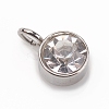 Faceted Glass Charms LS-RGLA-CJC0001-01J-1