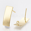 Brass Stud Earring Findings X-KK-T035-83-2
