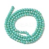 Electroplated Glass Beads Strands EGLA-P055-01B-01-3