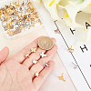60Pcs 6 Style 304 Stainless Steel Stud Earring Findings STAS-DC0010-11-3