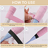 8 Bundles 8 Colors PU Leather Anti-slip Badminton Tennis Racket Grip Tape DIY-SP0005-45A-5