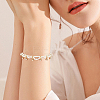 60Pcs 2 Colors Real 18K Gold Plated Long-Lasting Plated Brass Charms KK-BC0013-55-6