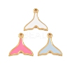 304 Stainless Steel Enamel Pendants STAS-A135-13G-1
