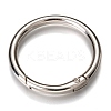 Zinc Alloy Spring Gate Rings PALLOY-C100-01P-07-2