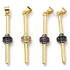 Brass with Cubic Zirconia Pendants KK-K341-31G-1