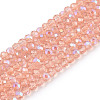 Electroplate Glass Beads Strands EGLA-A044-T2mm-L21-1