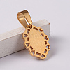 304 Stainless Steel Pendants STAS-F100-52-2