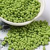 Baking Paint Glass Seed Beads SEED-K009-01B-15-1