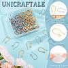 Unicraftale 100Pcs 2 Colors 304 Stainless Steel Earring Hooks STAS-UN0049-49-5