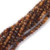 Natural Yellow Tiger Eye Beads Strands G-A026-A15-2mm-1