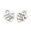 Tibetan Style Alloy Pendants TIBE-S303-01AS-RS-1