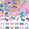 120Pcs 12 Styles Bowknot Resin Cabochons MRMJ-OC0002-90-1
