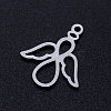 Tarnish Resistant 201 Stainless Steel Pendants STAS-Q201-JN313-1-2