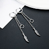 304 Stainless Steel Hoop Earrings FS-WG93B8B-06-1