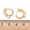 Brass Round Hoop Earrings EJEW-D337-17G-5