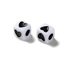 Opaque Acrylic Beads OACR-D301-06B-2