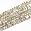 Electroplate Glass Beads Strands EGLA-Q101-A02-1