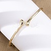 Alloy Arm Cuff Bangles Girl Women AJEW-A063-02G-1