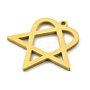 304 Stainless Steel Pendants LS-STAS-R228-03G-2
