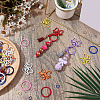 DIY Keychain Findings Kits DIY-SC0003-48-4