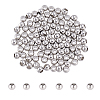 100Pcs 303 Stainless Steel European Beads STAS-NB0001-96B-1