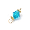 Imitation Austrian Crystal Connector Charms PALLOY-JF04493-5