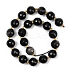 Natural Silver Sheen Obsidian Beads Strands G-C249-A01-16mm-4