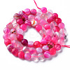 Natural Agate Beads Strands G-N326-98I-2