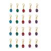 20Pcs 5 Colors Plastic Pendant Decorations HJEW-JM03943-02-S-1