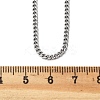 Non-Tarnish Unisex 304 Stainless Steel Curb Chain/Twisted Chain Necklaces X-STAS-D0002-34P-2