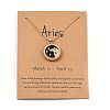 Alloy Rhinestone Pendant Necklaces NJEW-H306-A08-G-3