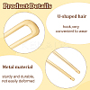 12Pcs 3 Colors Alloy Hair Forks Findings AJEW-GO0001-50-4